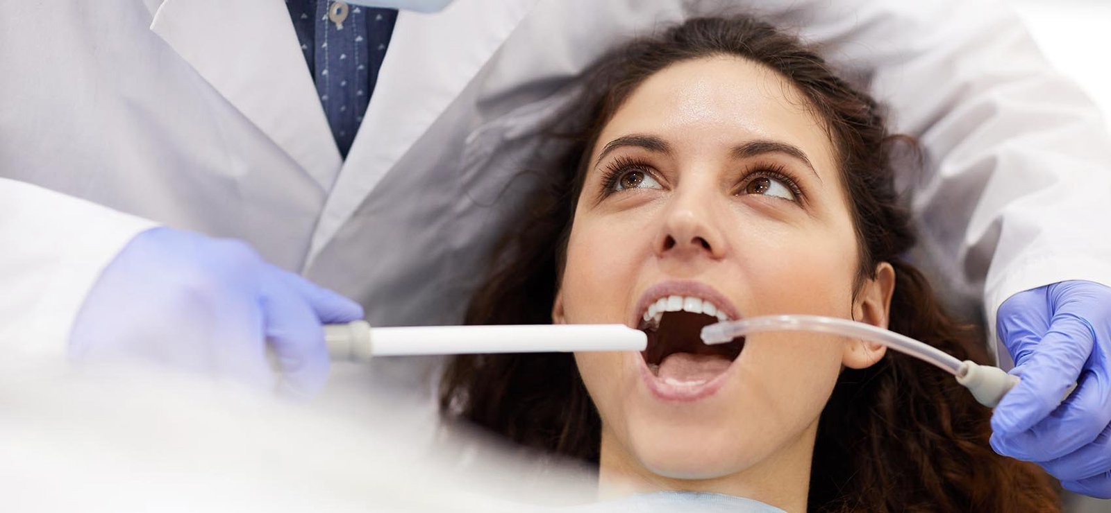 Professional teeth cleaning procedure at The Port Dental Clinic in Calgary NE